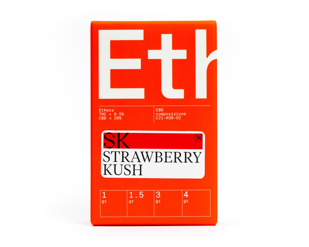 Box Strawberry Kush CBD by Ethera