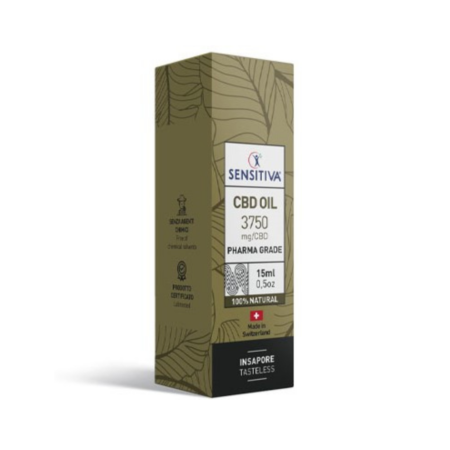 Packaging Olio CBD Sensitiva 25%