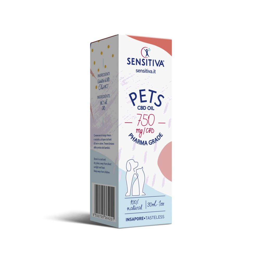 Packaging Olio Pets CBD Sensitiva