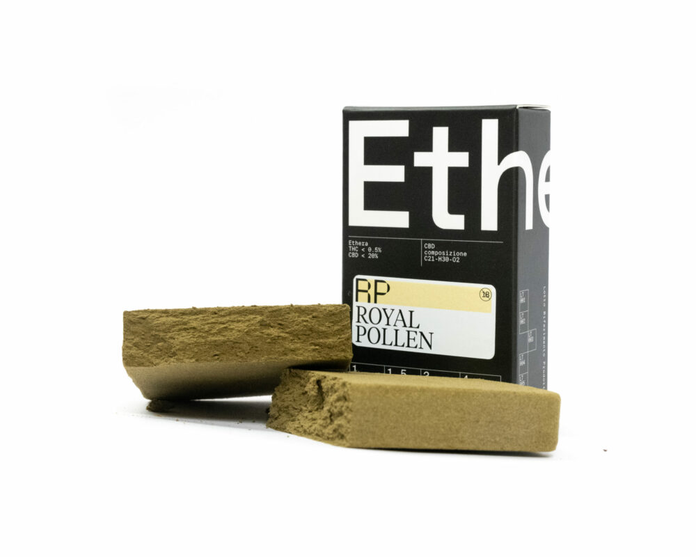 Box con polline CBD Royal Pollen by Ethera