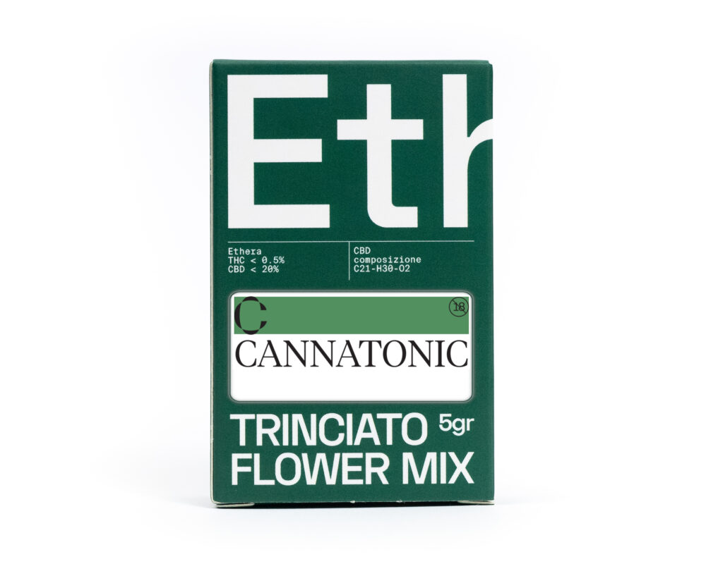 Box Trinciato Flower Mix Cannatonic CBD by Ethera