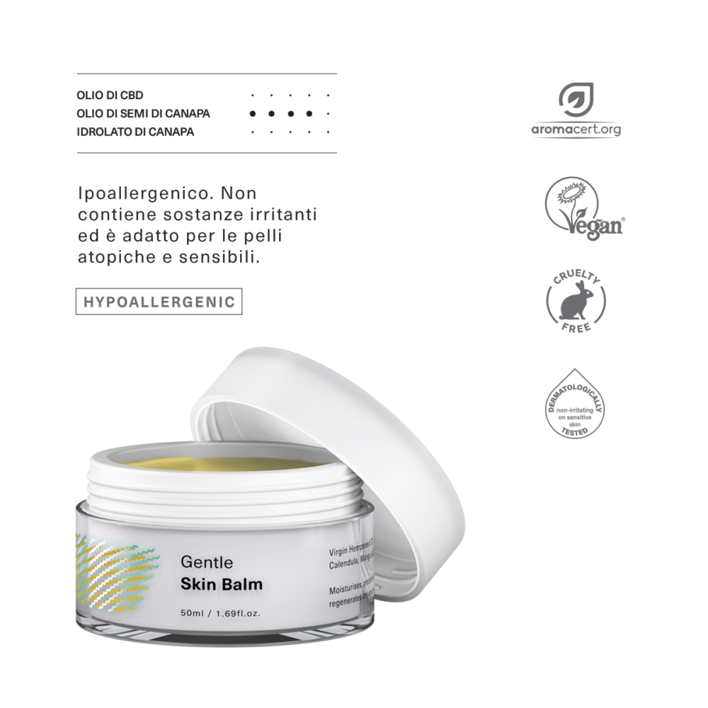 Ingredienti Gentle Skin Balm 50ml Hemptouch