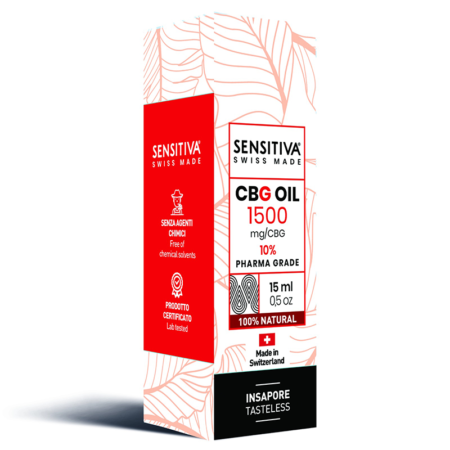 Packaging Olio CBG Sensitiva 10%